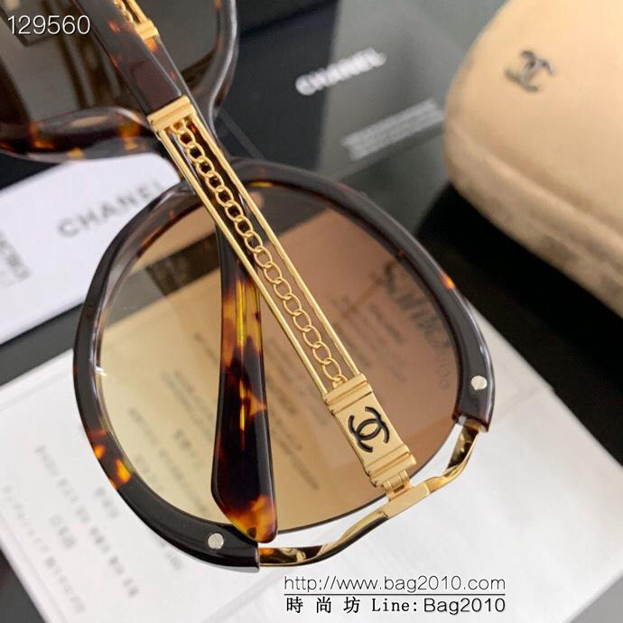 CHANEL香奈兒 19年開春新款 潮流爆款 女士圓框太陽鏡 高品質 網紅潮款墨鏡  lly1450